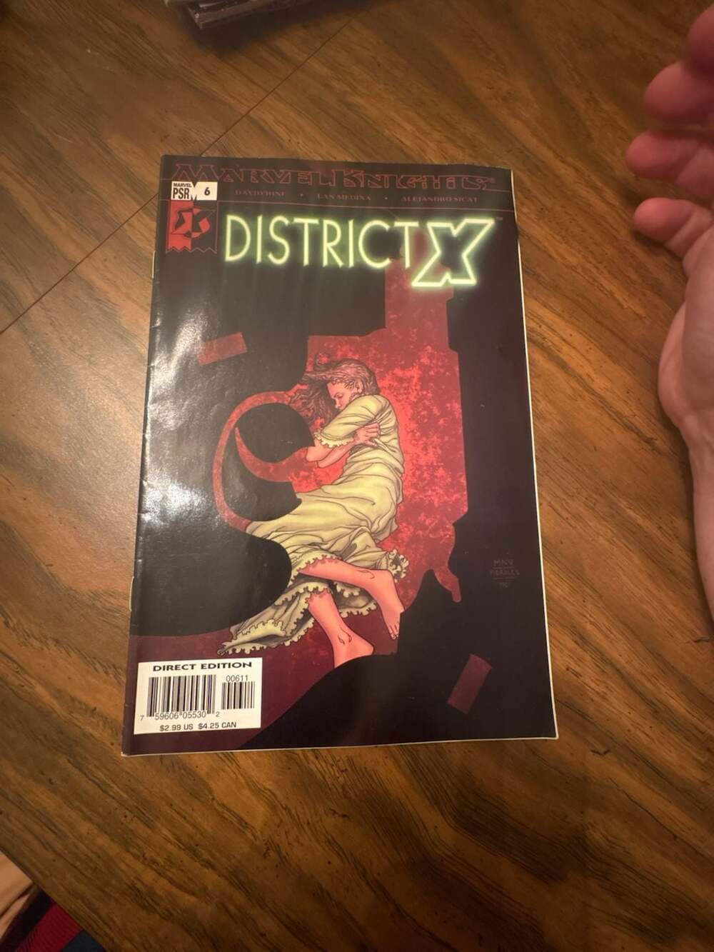 Marvel Knights District X #6 Comic Book 2004 X-Men Bishop